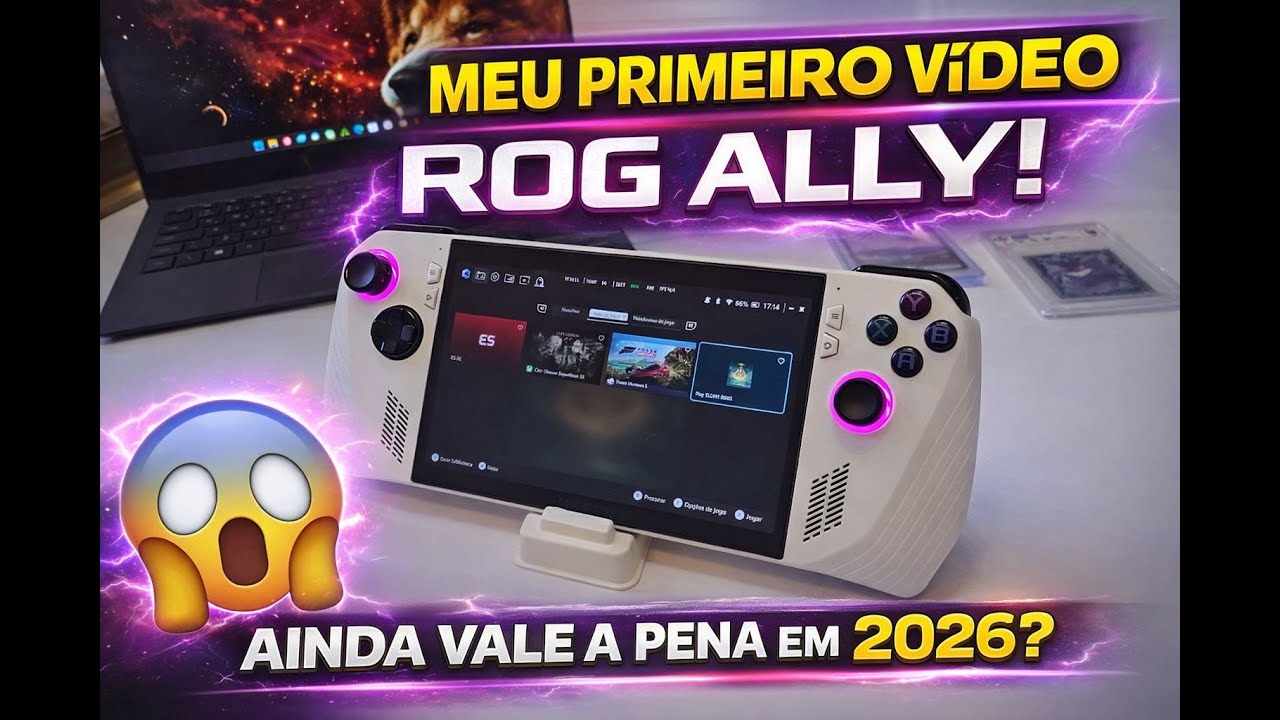 ROG Ally ainda vale a pena em 2026? Testei jogos pesados e emulação