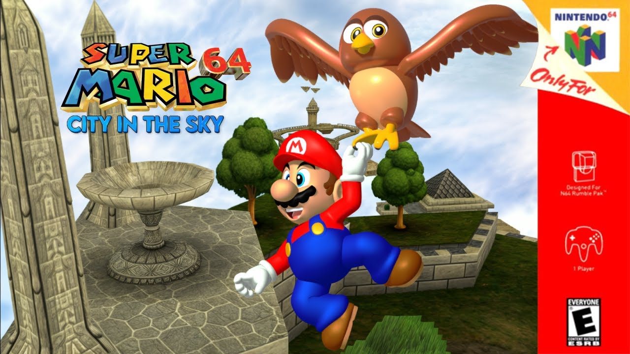 City in the Sky 64 - Hack of Super Mario 64 [N64]