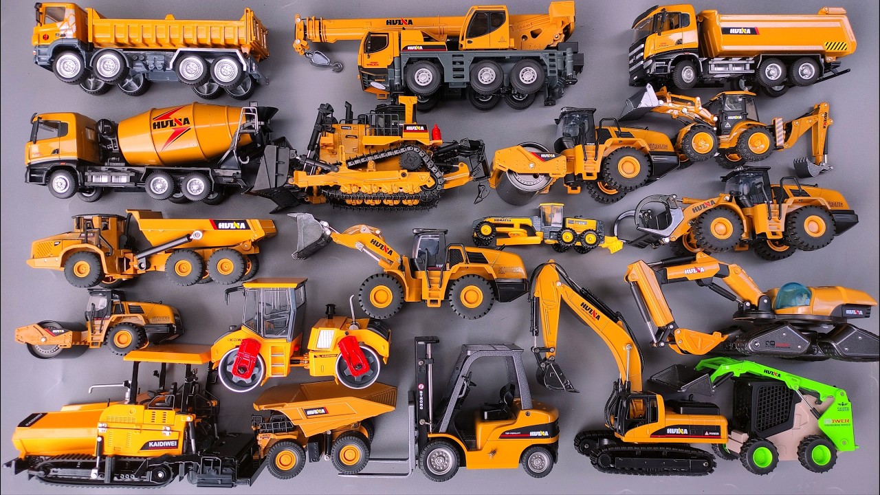 Mega RC Trucks & Heavy Equipment Collection | RC Lesu ET30H Excavator, DT60 Dozer & MCL8 Loader