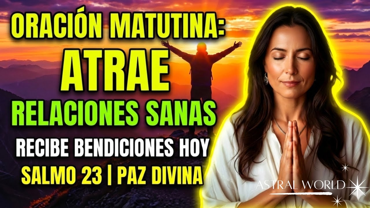 Oración Del DÍA para Atraer RELACIONES SANAS y Armoniosas ✨ Renovación Espiritual