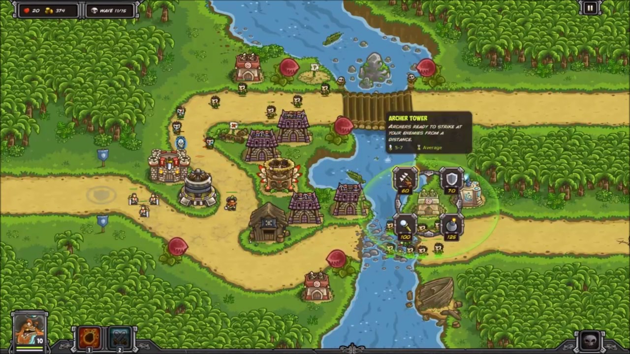Kingdom Rush Frontiers #7 Snapvine Bridge