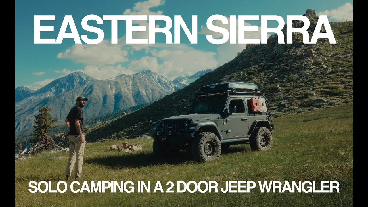 Eastern Sierra | Solo Camping in a 2 Door Jeep Wrangler ASMR 4K