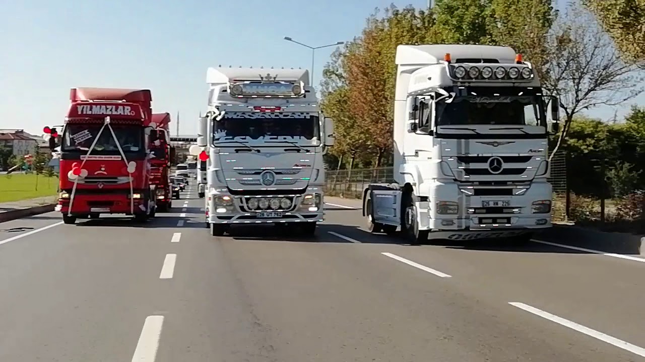 Konvoy çekimi TIR