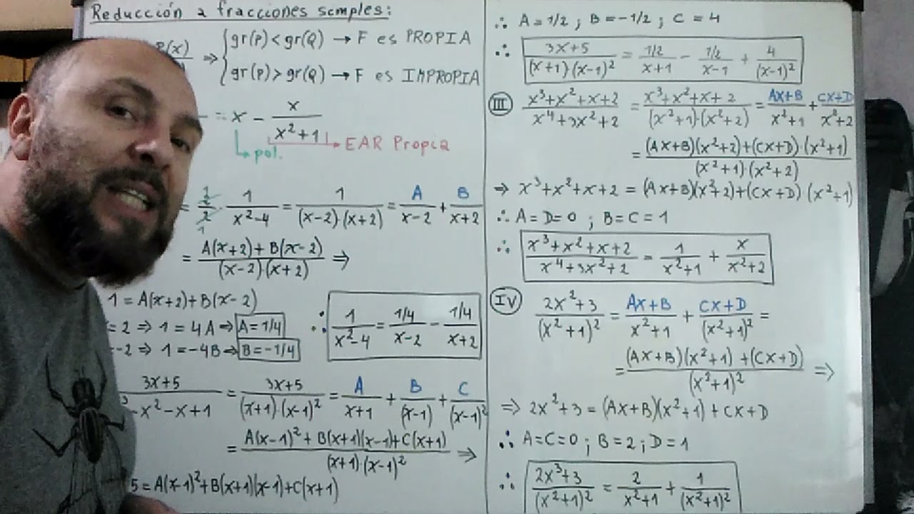 26IC - Reducción a Fracciones Simples.