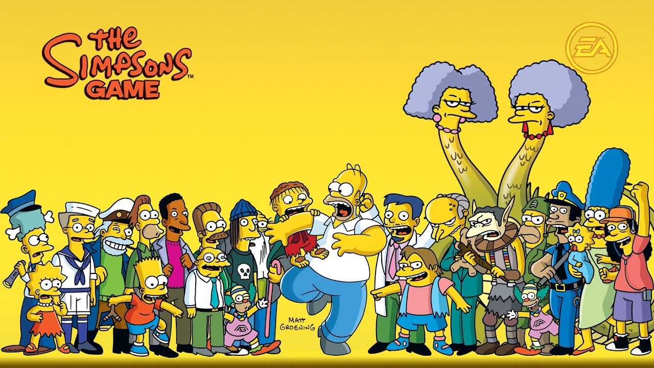 First time playing The Simpsons Game