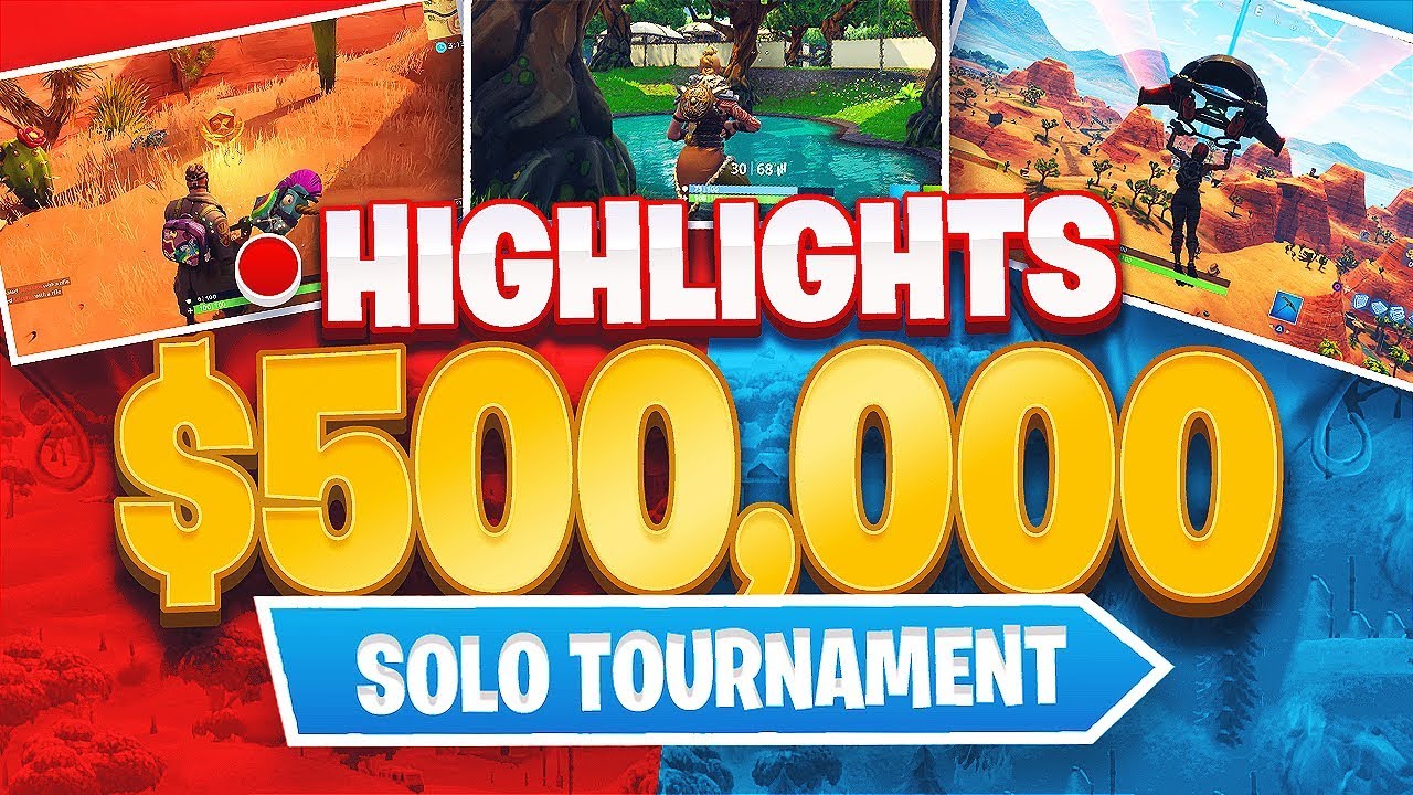 I won $28,000 playing Fortnite!! (Fortnite Solo Tournament Highlights)