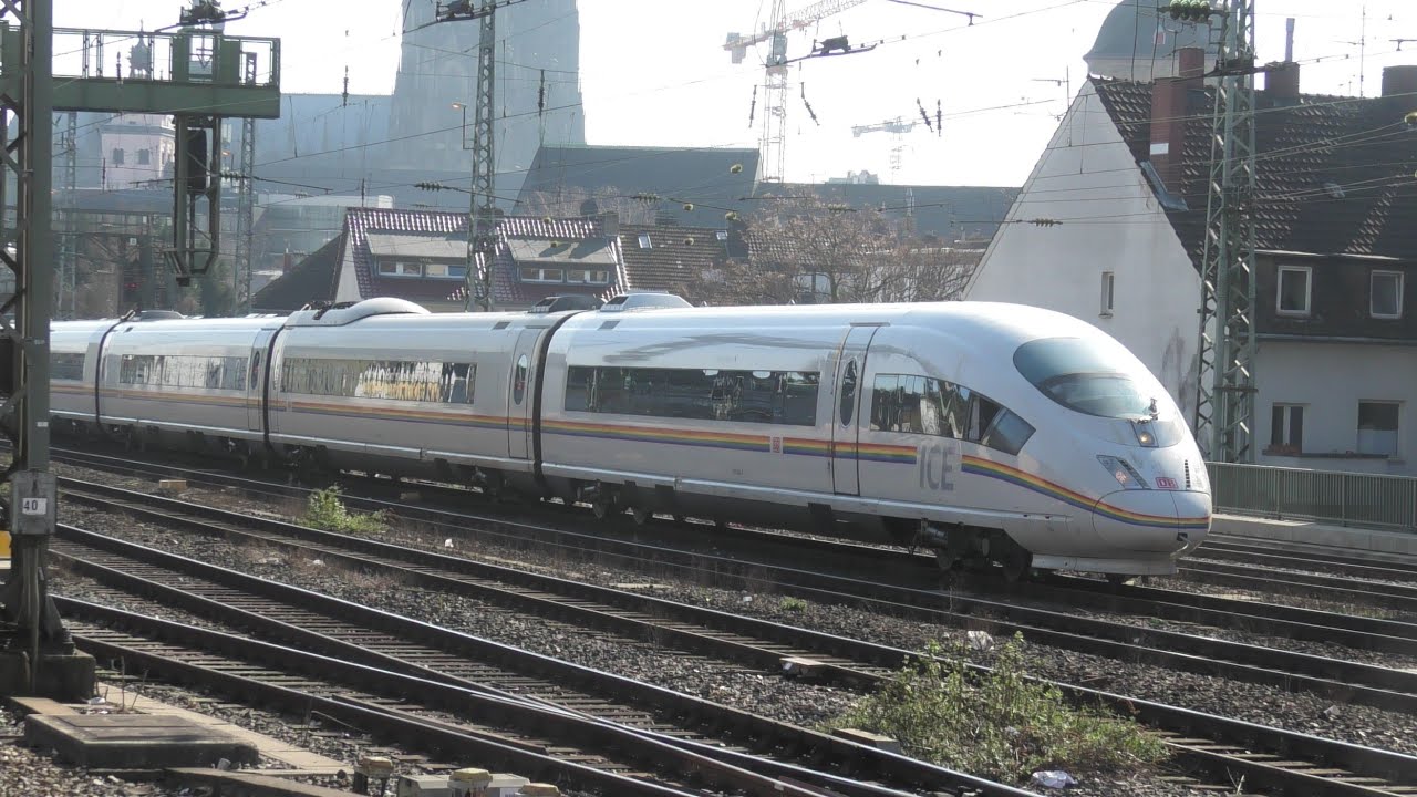 Eisenbahnverkehr in Köln Hansaring Mit Br 644 423 462 406 620 420 275 101 146 460 1440 110 147 425