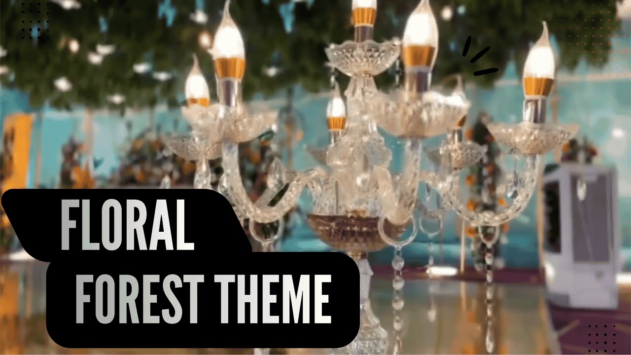 Floral Forest Theme Decor | Enchanted Nature-Inspired Event Styling 🌿🌸