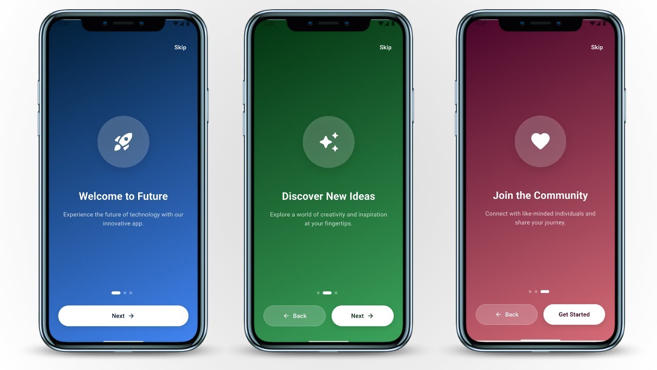 Animated Onboarding Screen Using Flutter - Full Onboarding UI Tutorial