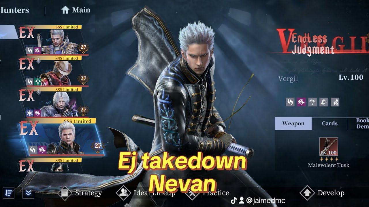 Devil May Cry : Peak of Combat - ( EJ VCA DH vs Nevan )