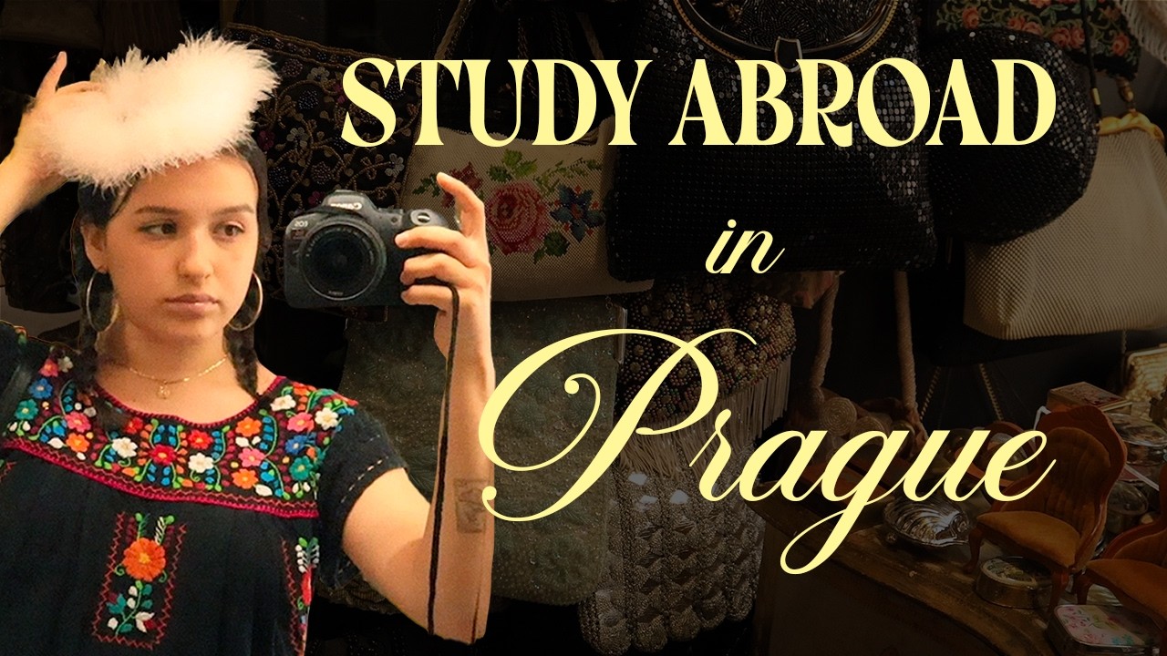 study abroad with me + VINTAGE & thrift shopping  | PRAGUE part 1