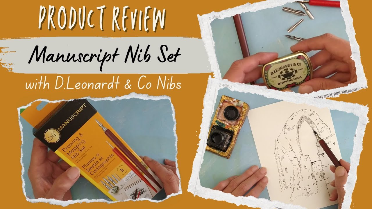 Product Review Manuscript Drawing and Mapping Dip Pen Set Leonardt Nibs Hobbycraft