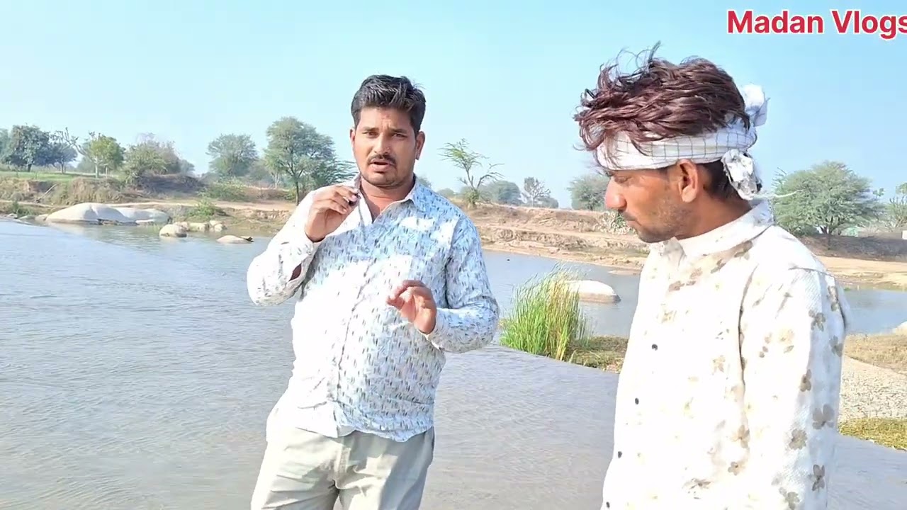 रास गांव में अचानक लिलडी नदी आई 20/2/2026 को पानी का बहाव जबरदस्त फुल्ल हुआ #madan Vlogs44 Day!!