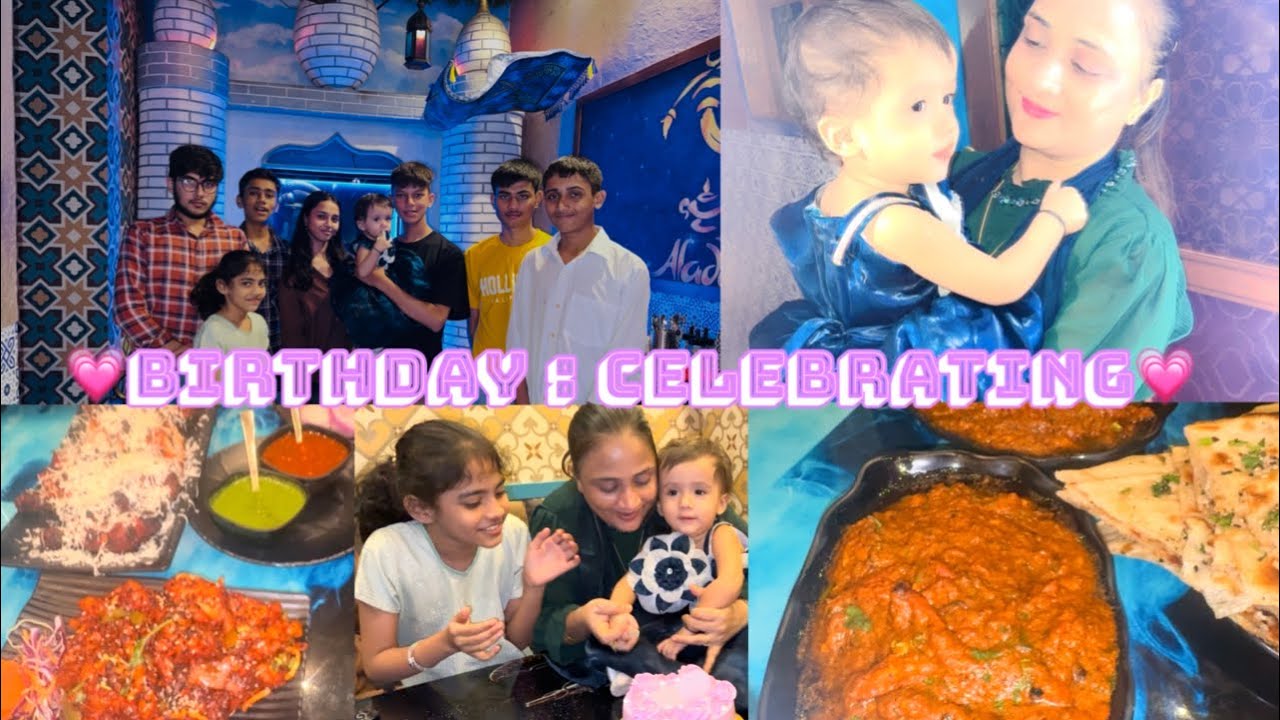 ✨🙌🏻 Birthday Celebration in Restaurant | My Baby 1st Birthday🎂🍫 