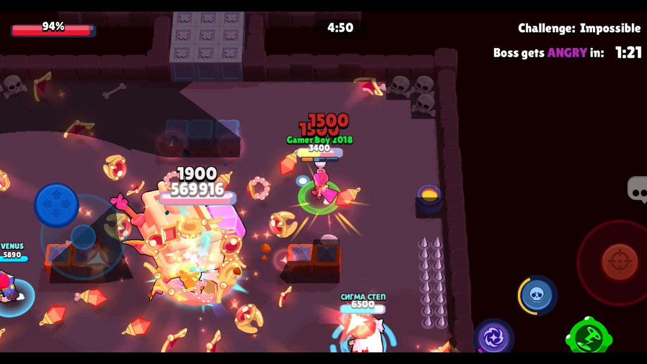 Boss Dragon Griff | Impossible 🔥| Brawl Stars #brawlstars