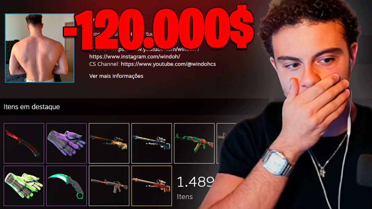 WINDOH PERDEU 120.000$ NO CS EM UMA NOITE!