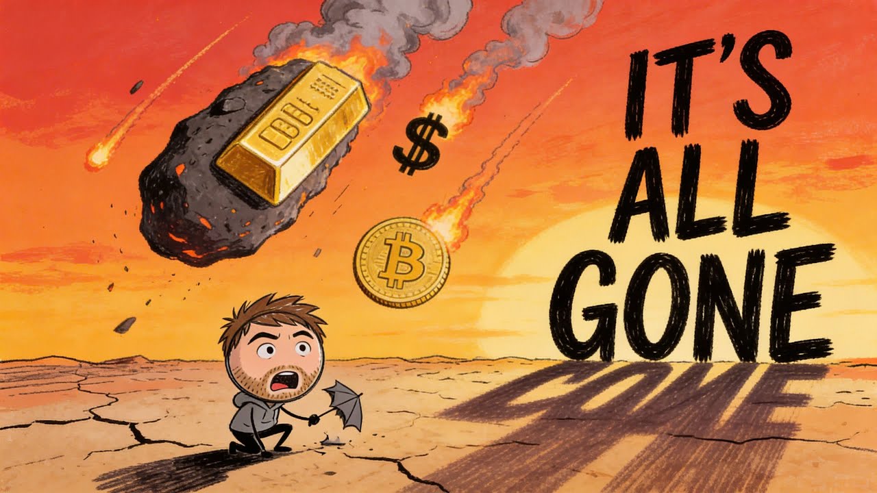 Why EVERYTHING Just Crashed (Bitcoin, Gold & US Economy)!!!