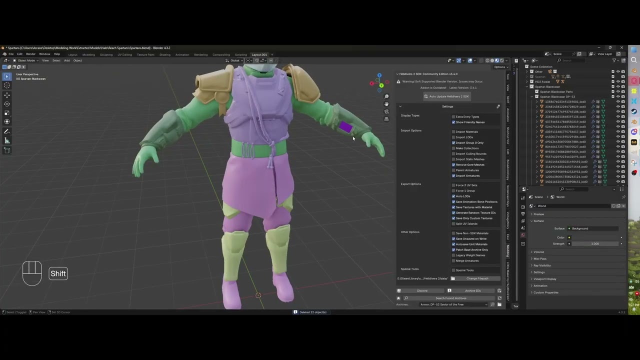 HD2 SDK 3.4 Armor Modding Tutorial