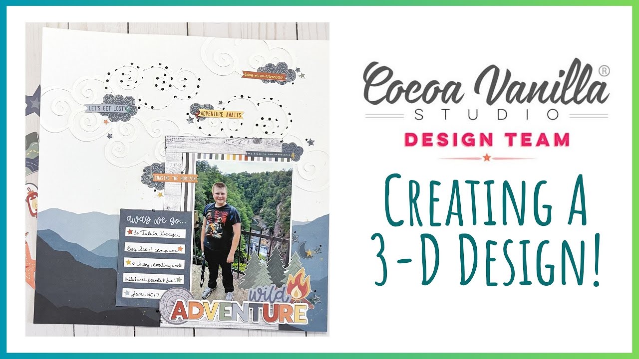 Creating a 3-D Effect | 12x12 Scrapbook Layout | CVS DT