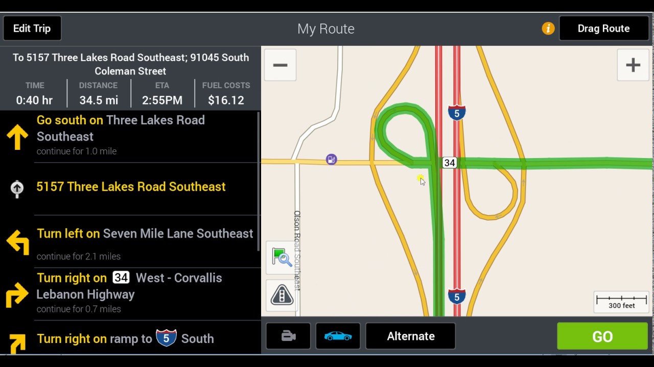 How to do a truck permit route using CoPilot Truck 9 Laptop GPS