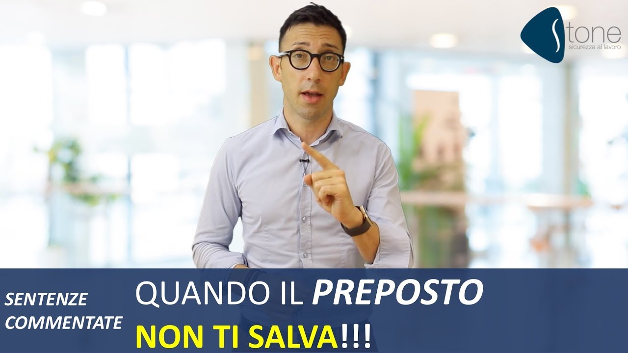 Infortunio in azienda: quando il preposto non ti salva