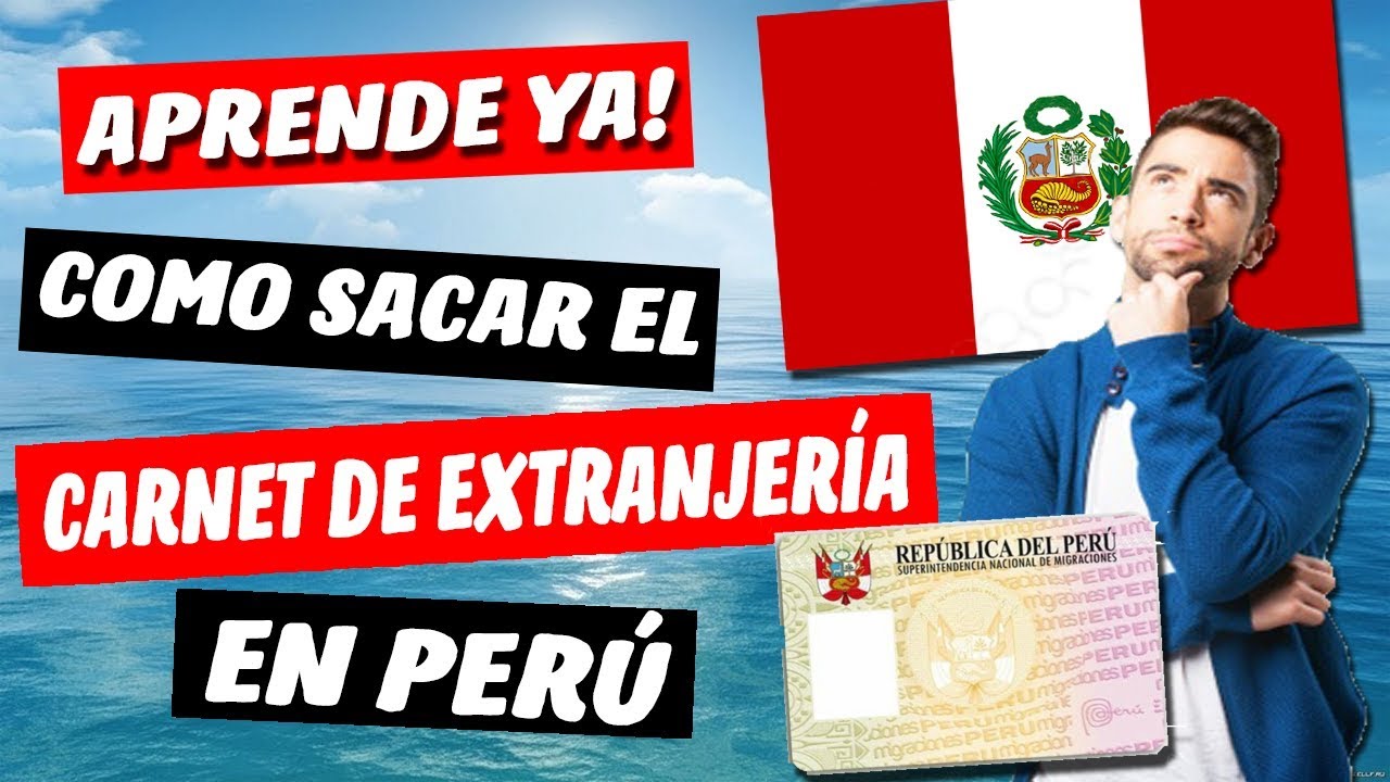 Como estar Legal en Perú 👉(Haz Esto!) | Carnet de Extranjería 2018