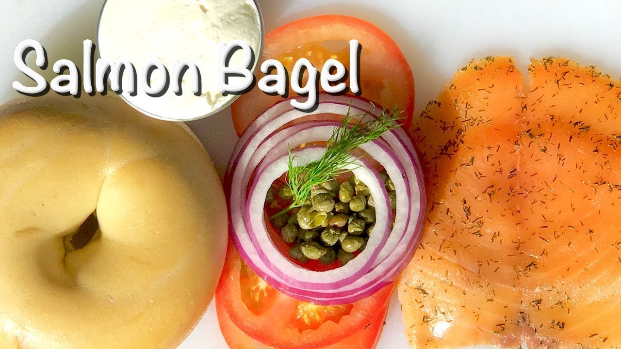 SANDWICH DE SALMON 🥪 🐟 Bagel de Salmón Ahumado