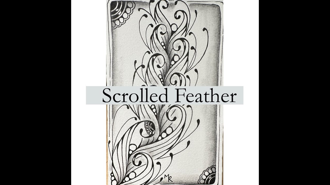 Scrolled Feather - August 2024