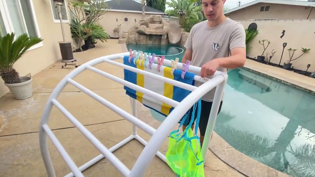 VEVOR Pool Towel Rack