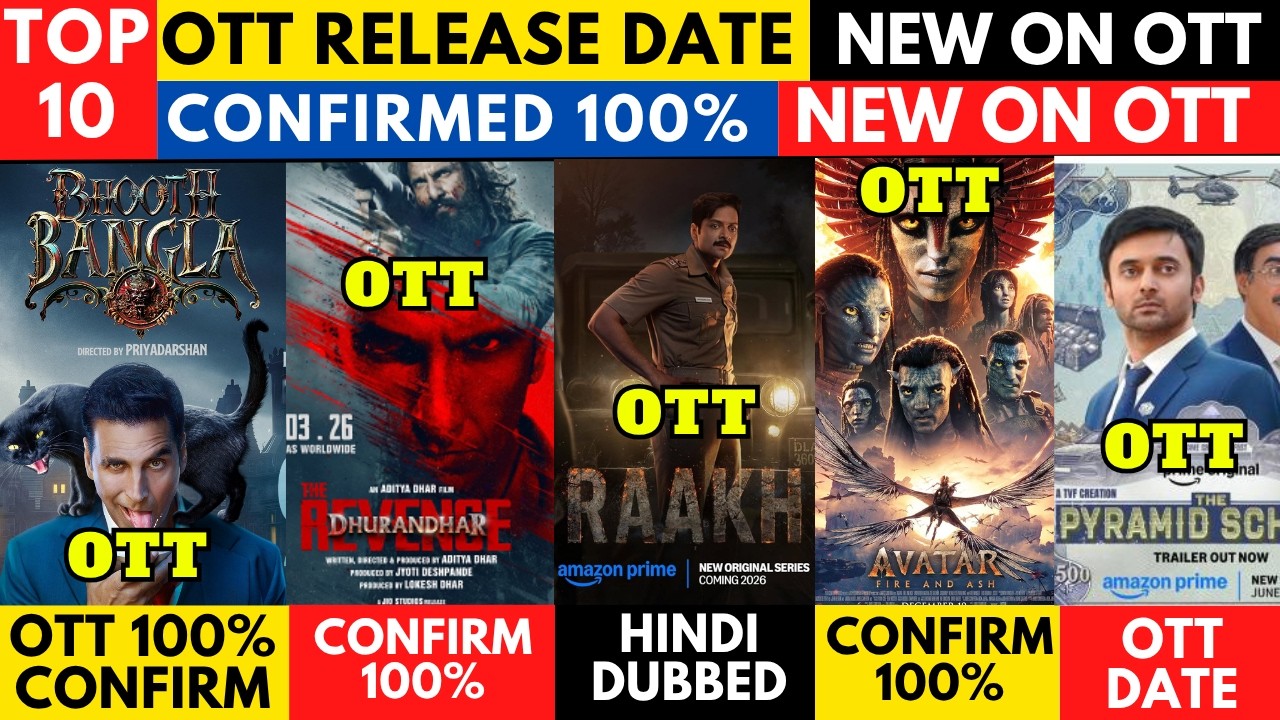 OTT Release Movies I Bhoot Bangla OTT I Dhurandhar 2 OTT I New on Netflix I New on Prime Video