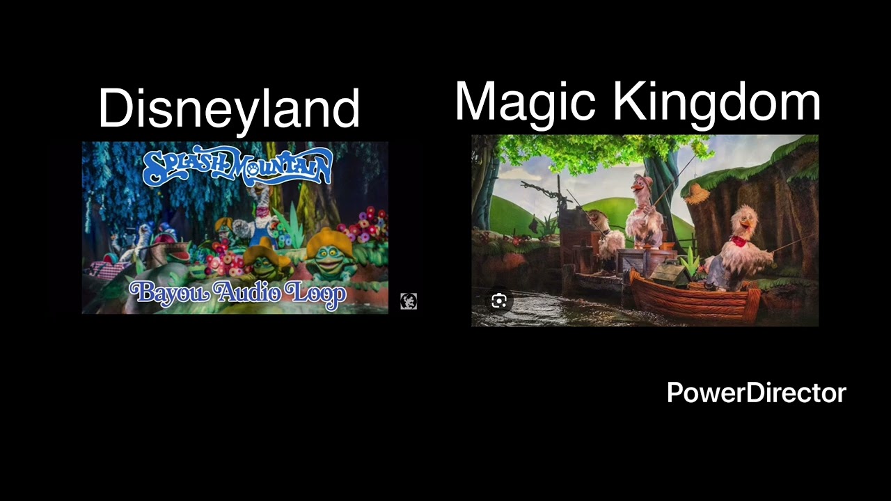 Splash Mountain How Do You Do Disneyland Vs Magic Kingdom