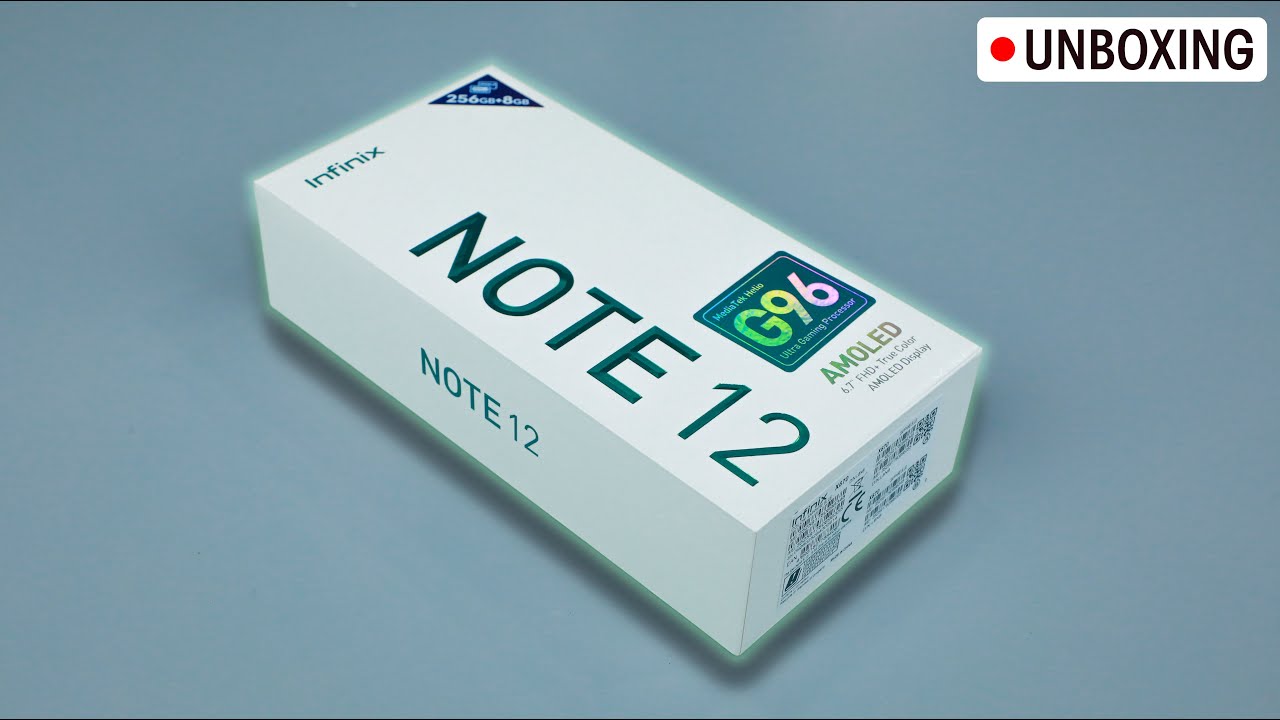 Unboxing: Infinix Note 12 - ကိုယ့်လူတွေမေးမေးနေတဲ့ Infinix ဆိုတာ ဒါလား ?