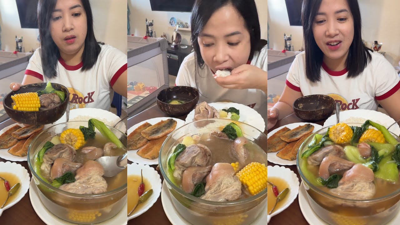 NILAGANG PATA NG BABOY AT PRITONG ISDA | PINOY COMFORT FOODS