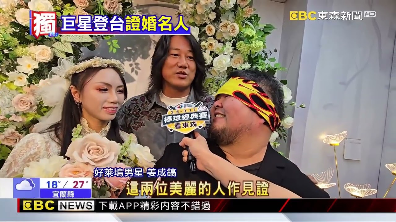 獨家》玩命關頭「韓哥」來台證婚 光劍大師好友完婚掀驚喜@newsebc