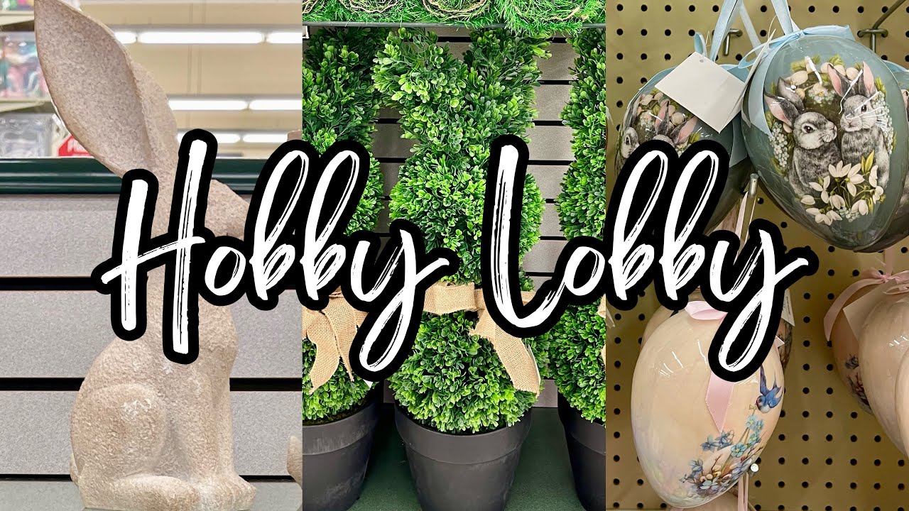 NEW HOBBY LOBBY 2025 EASTER DECOR • SHOP WITH ME
