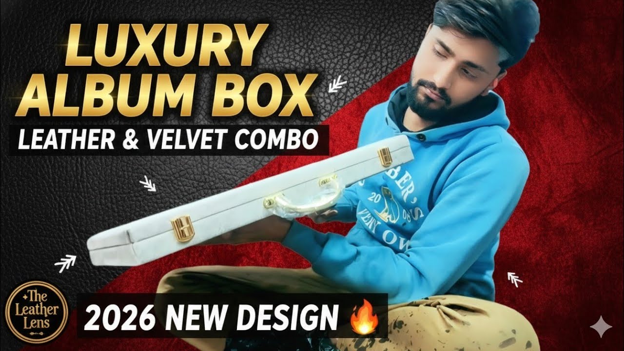​🔥 2026 Most Demanded Wedding Album Box! | Leather vs Velvet Combo 📸