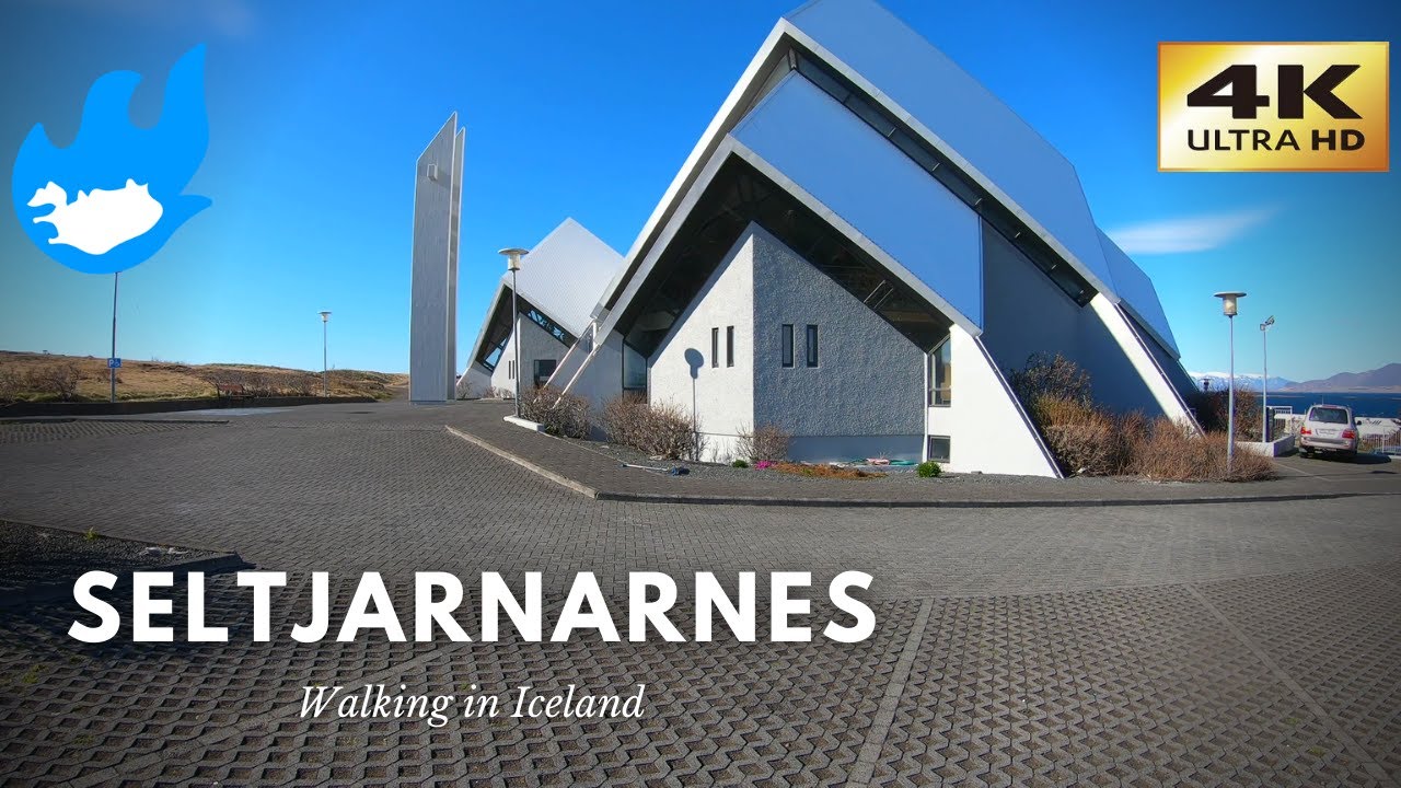 Iceland Walking Tour - Seltjarnarnes [4K]