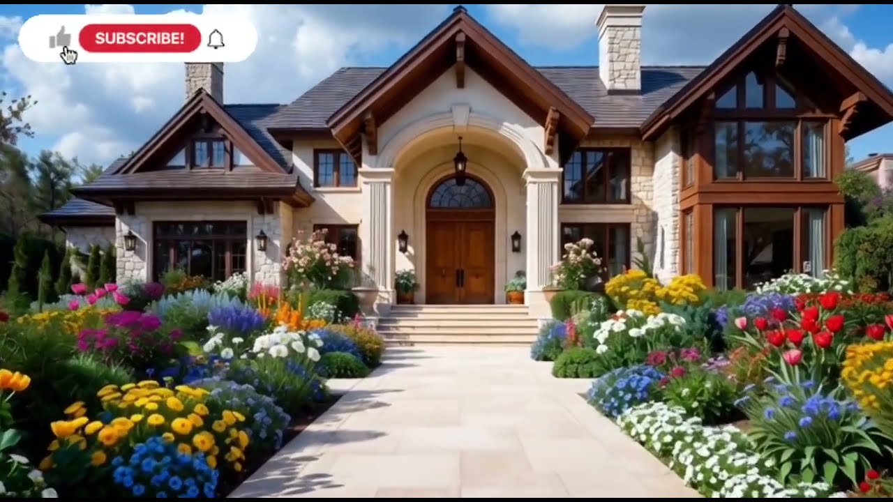 Stunning FRONT YARD Reveal | Modern USA Style Home Exterior [NEW ASMR] 🎧