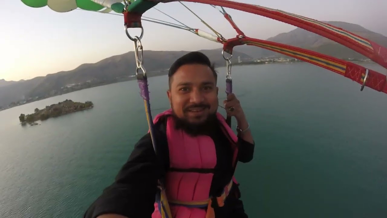 Khanpur Dam Paragliding Experience Complete video of 360 Camera