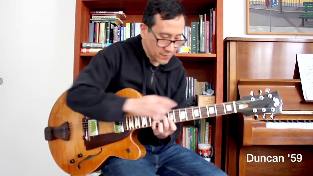 Seymour Duncan '59 Pickup vs. Benedetto A6 pickup - w/ Holst Custom Archtop - Naima (John Coltrane)