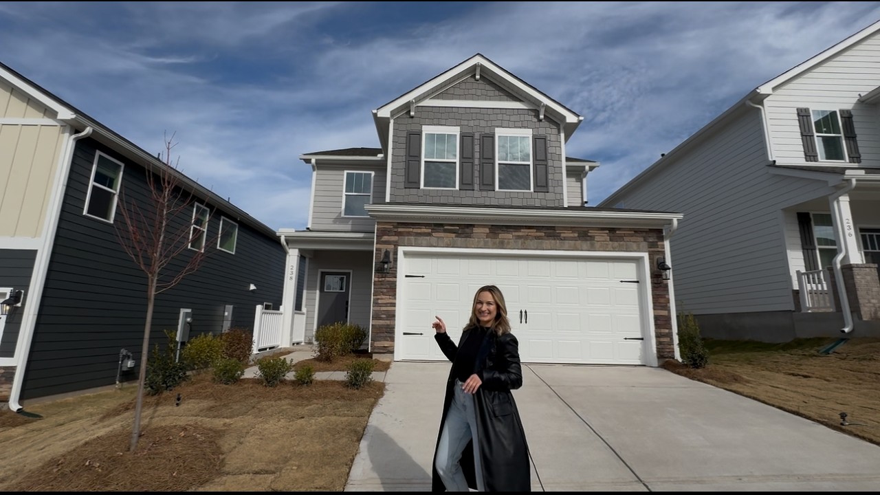 Tour Inside A 2,400 Sq.Ft. New Construction Home in Greenville SC for $358,900