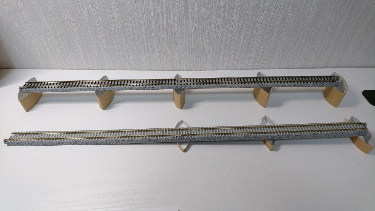 【超簡単】Nゲージの勾配・高架橋の作り方 / Nゲージ 鉄道模型 / 【Michel Cleman】