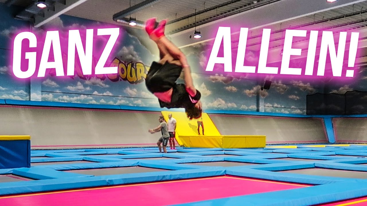DER GRÖßTE TRAMPOLINPARK GANZ FÜR UNS ALLEIN!!