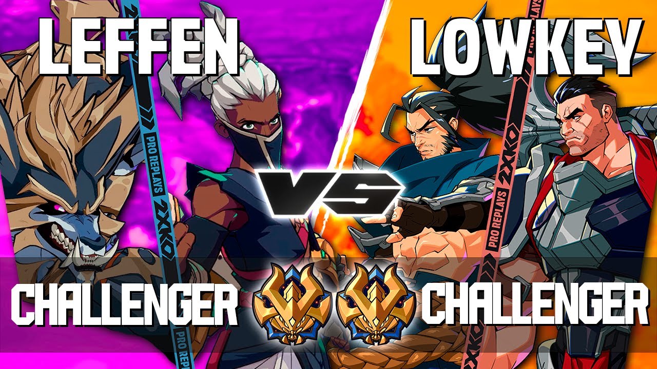2XKO ▰ LEFFEN (Ekko-Warwick) vs LOWKEY (Yasuo-Darius) ▰ 2XKO Pro level replays