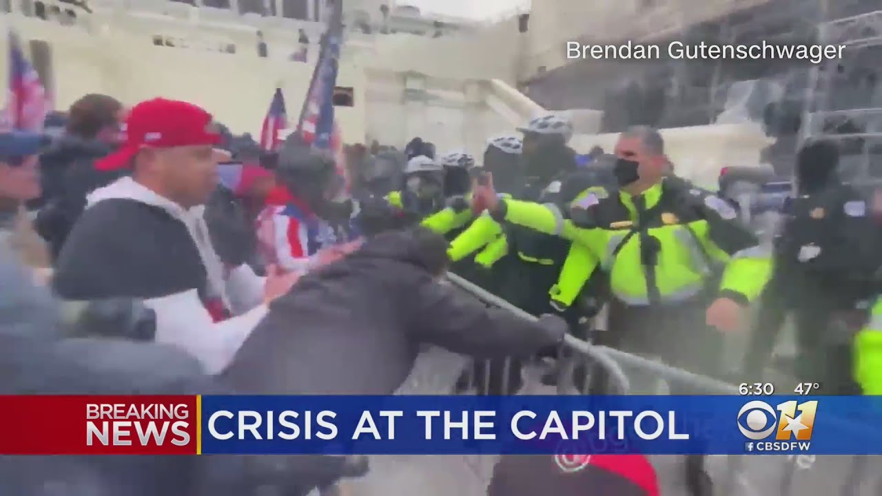 CBS 11 Coverage Of Crisis At The Capitol