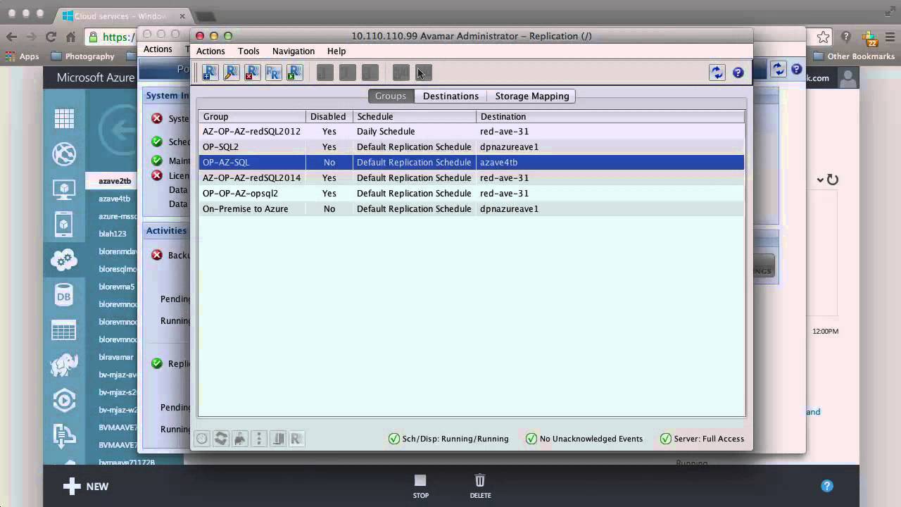 Avamar Virtual Edition for Microsoft Azure