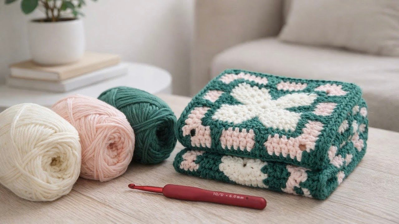 ONCE YOU SEE THIS SQUARE, YOU’LL WANT TO TRY IT RIGHT NOW / GRANNY SQUARE