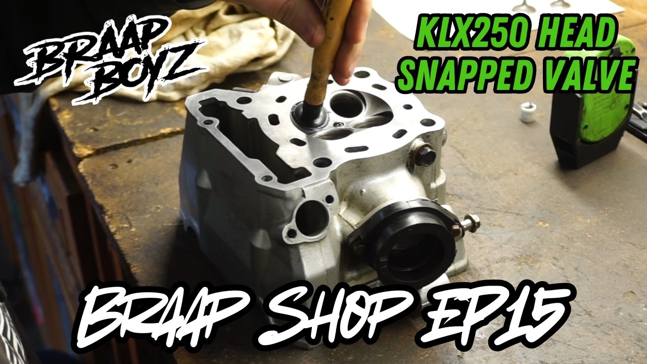 This 1995 KLX250 Snapped a Valve… Here’s How We Fixed It | Braap Shop EP15