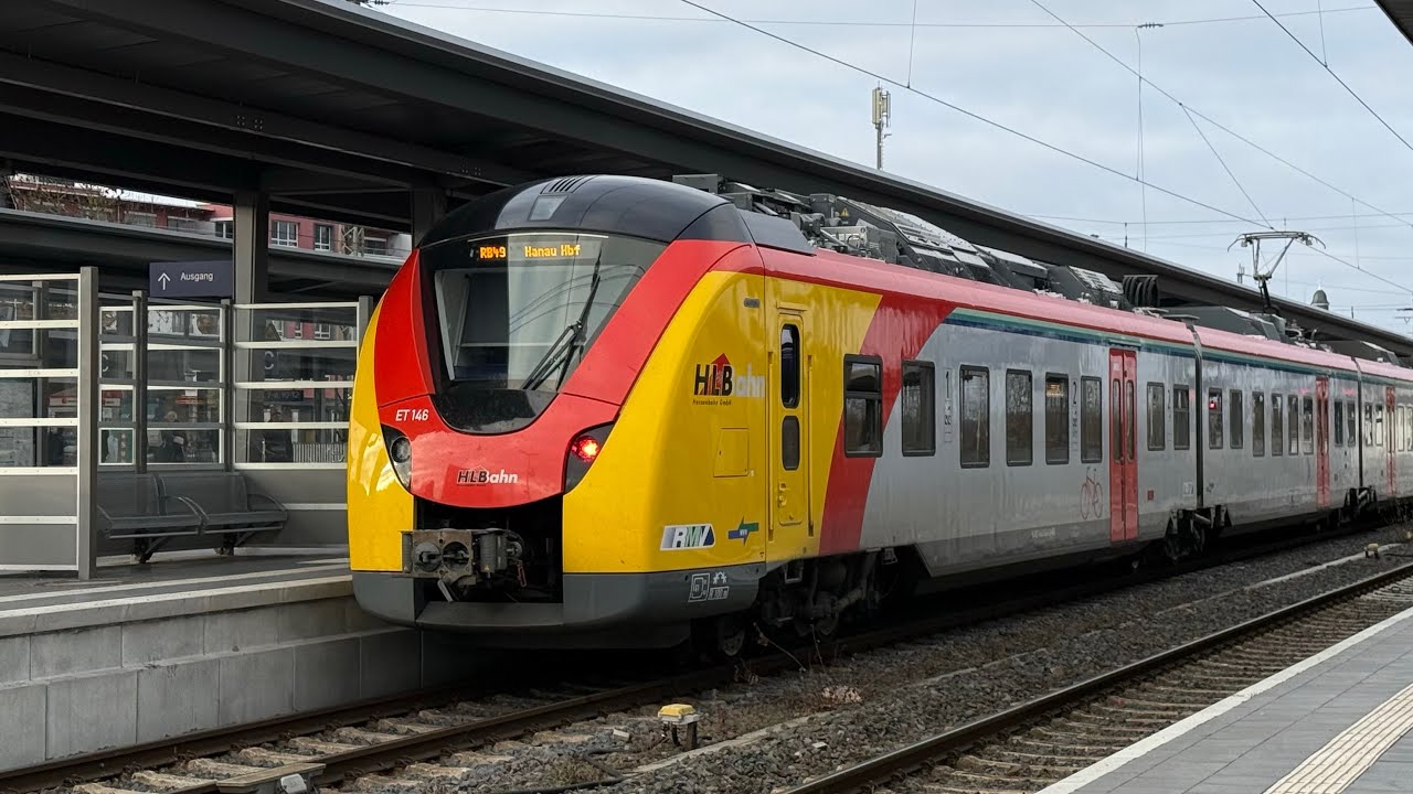 Regionalbahn von Friedberg (Hess) nach Hanau Hbf auf der Linie RB49 (24949) von der HLB 