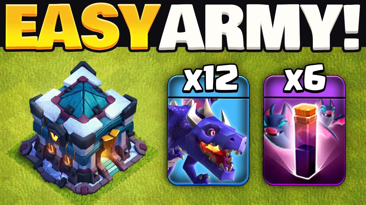 Easy TH13 DragBat Attack Strategy Explained (Clash of Clans)
